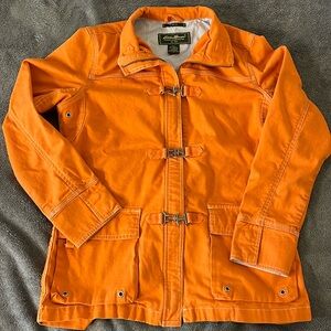 Eddie Bauer Orange Woman’s Fireman Style Coat